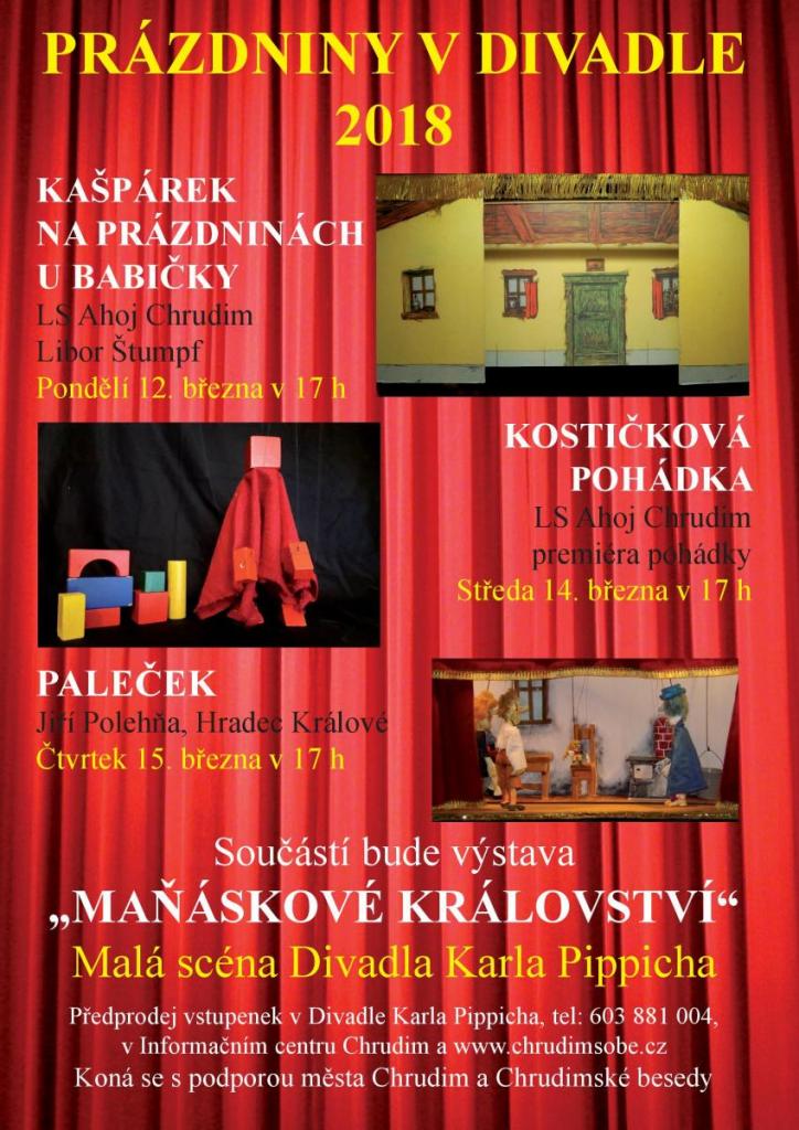 Prázdniny na Malé scéně s loutkovými pohádkami