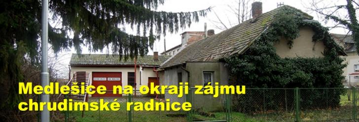 Medlešice na okraji zájmu chrudimské radnice