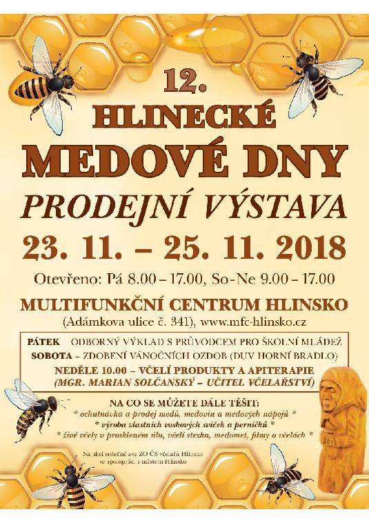 Tradiční Medové dny v Hlinsku 