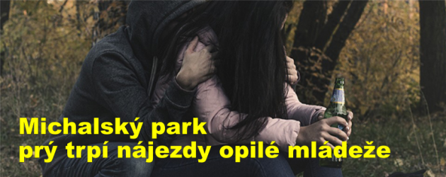 Michalský park prý trpí nájezdy opilé mládeže