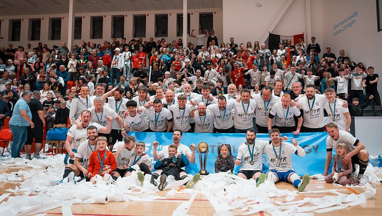 Chrudimský futsal znovu na vrcholu, už po sedmnácté!