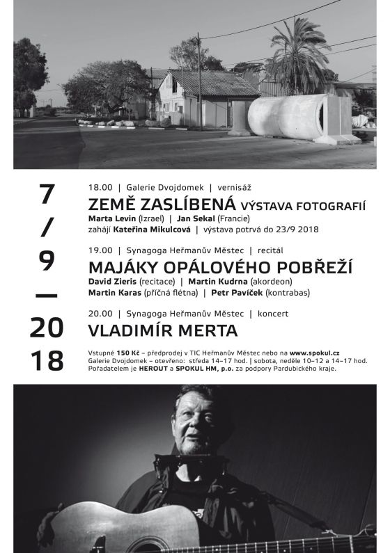 Koncert Vladimíra Merty v heřmanoměstecké synagoze