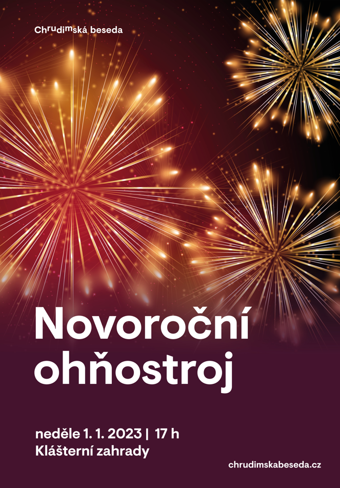 Novoroční ohňostroj bude v Klášterních zahradách   