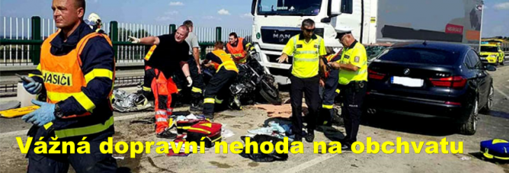 Vážná dopravní nehoda na obchvatu