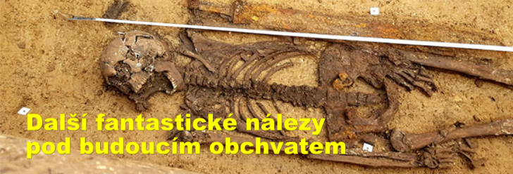 Další fantastické nálezy pod budoucím obchvatem u Vlčnova a Slatiňan