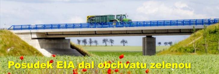 Posudek EIA dal obchvatu zelenou