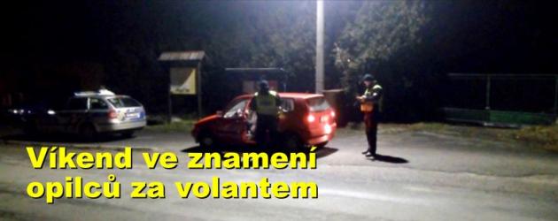 Víkend ve znamení opilců za volantem
