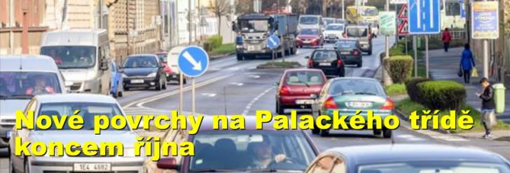 Nové povrchy na Palackého třídě koncem října
