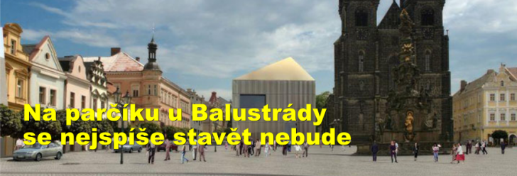 Na parčíku u Balustrády se nejspíše stavět nebude