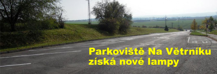 Městský rozpočet kyne. Parkoviště Na Větrníku získá nové lampy