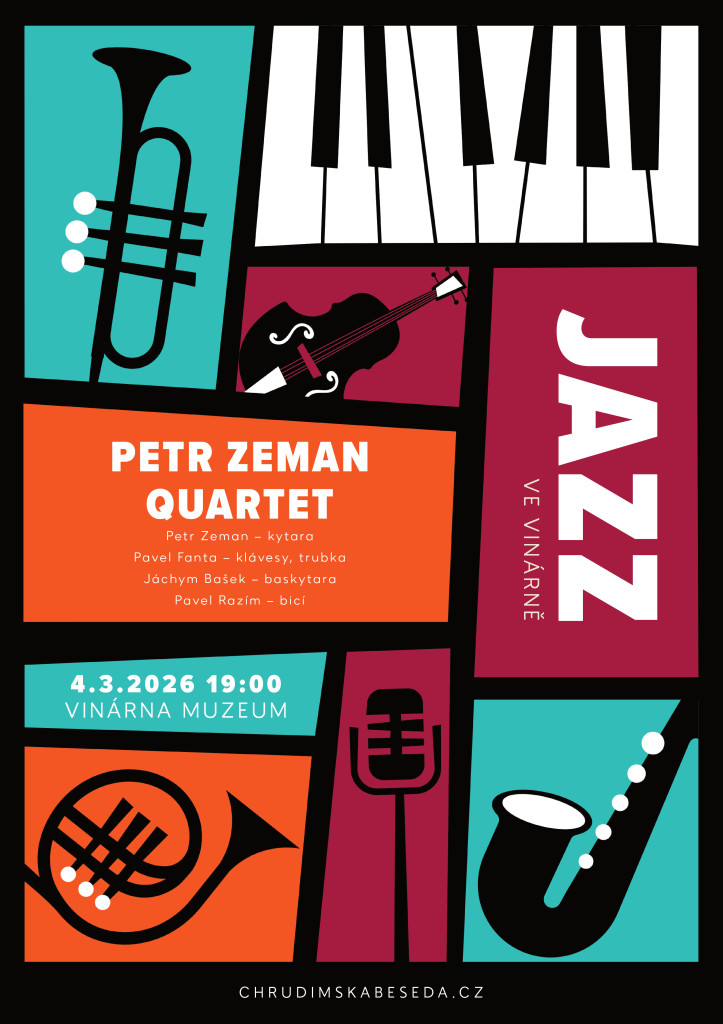 Vinárna muzeum plná jazzu: Petr Zeman Quartet