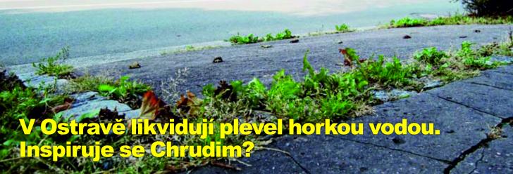 V Ostravě likvidují plevel horkou vodou. Inspiruje se Chrudim?