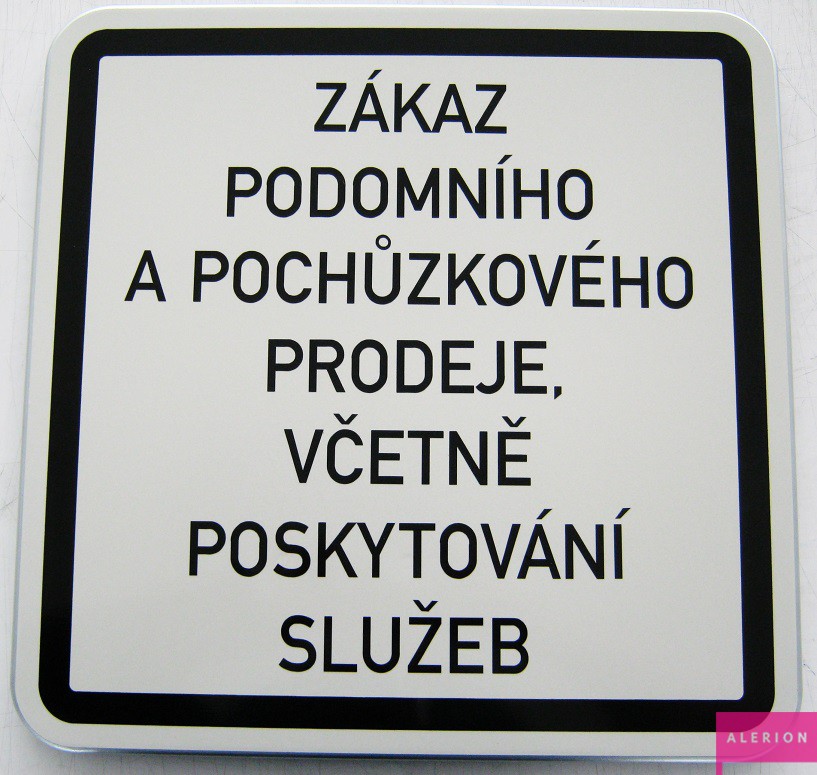 Podomní prodej je ve městě bez výjimek zapovězen!