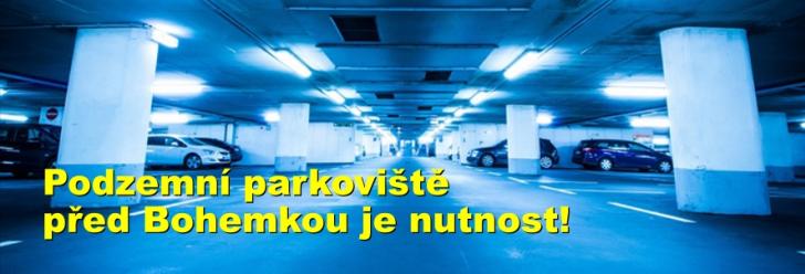 Z výstavby podzemního parkoviště před Bohemkou radnice slevit nesmí