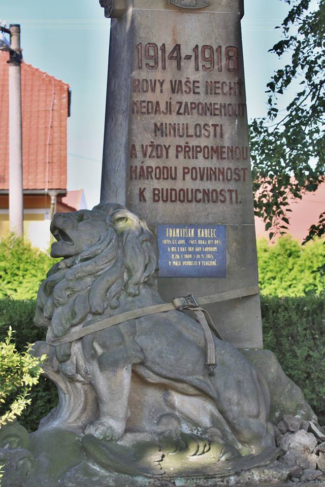 Vlčnovský pomník obětem První a Druhé světové války bude opraven