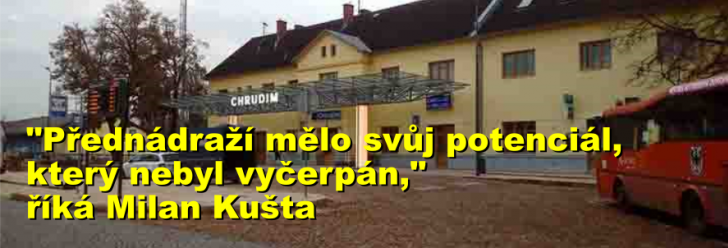 „Přednádraží mělo svůj potenciál, který nebyl vyčerpán,“  říká Milan Kušta