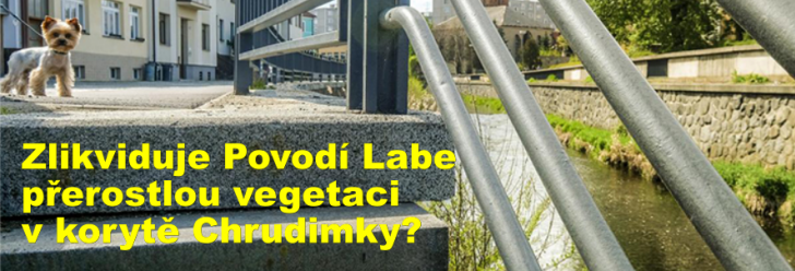 Zlikviduje Povodí Labe přerostlou vegetaci v korytě Chrudimky?