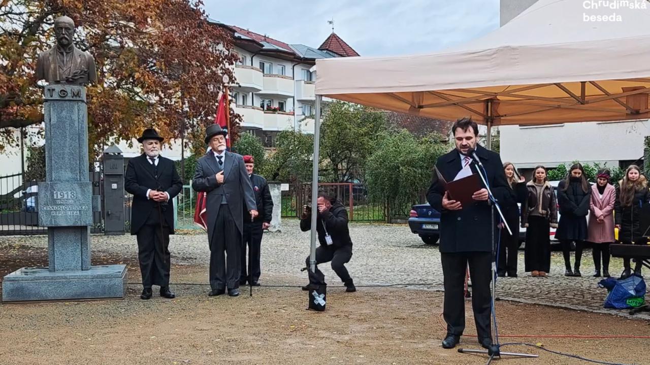 Chrudim si připomněla Den vzniku samostatného československého státu