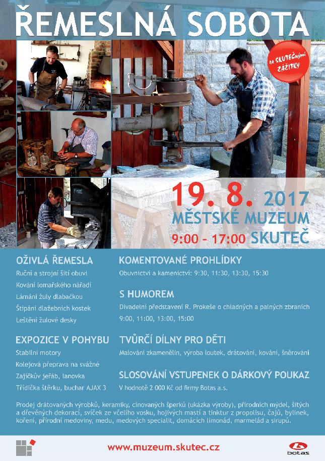Řemeslná sobota v muzeu ve Skutči