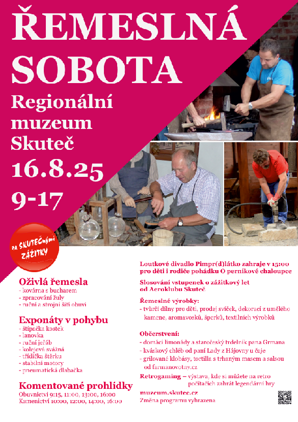 Užijte si Řemeslnou sobotu ve Skutči   