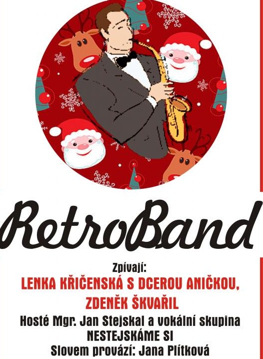 Vánoční koncert RetroBandu ve Spolkovém domě
