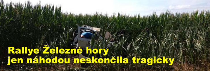 Rallye Železné hory jen náhodou neskončila tragicky