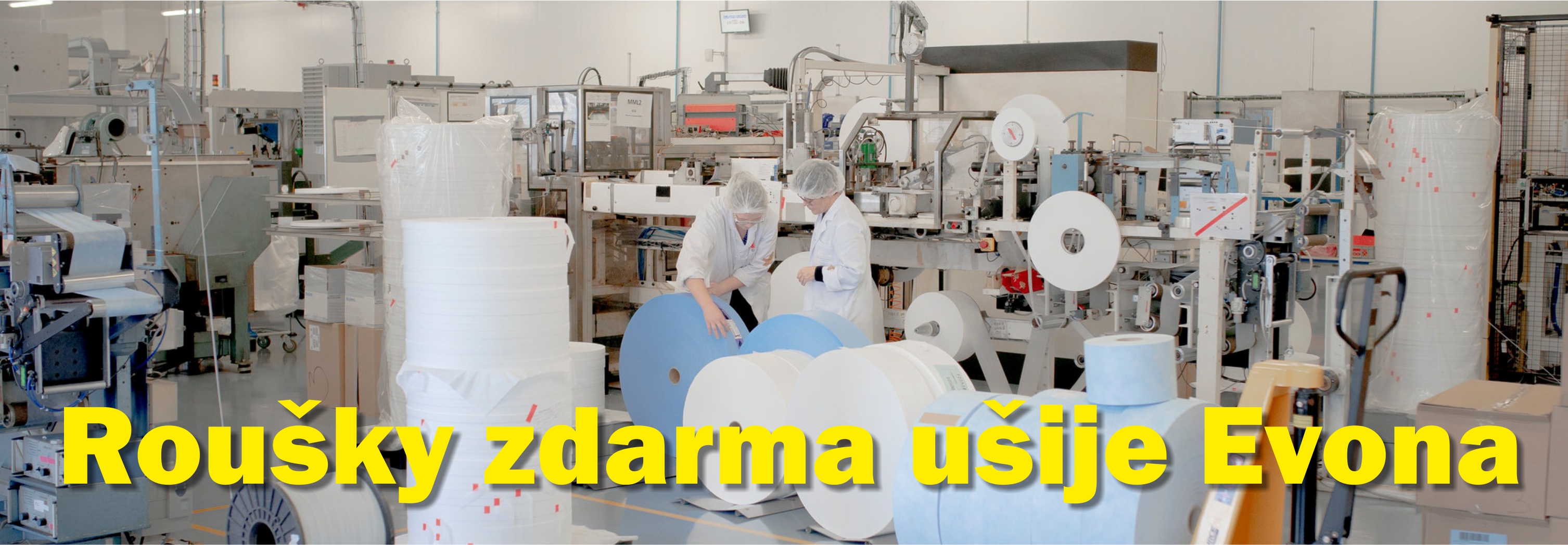Roušky zdarma ušije Evona