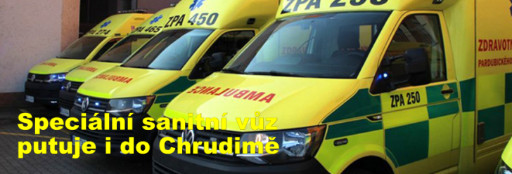 Speciální sanitní vůz putuje i do Chrudimě