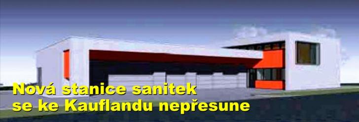 Nová stanice sanitek se ke Kauflandu nepřesune