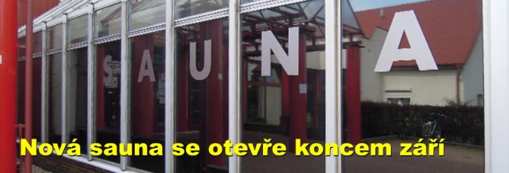 Nová sauna se otevře koncem září