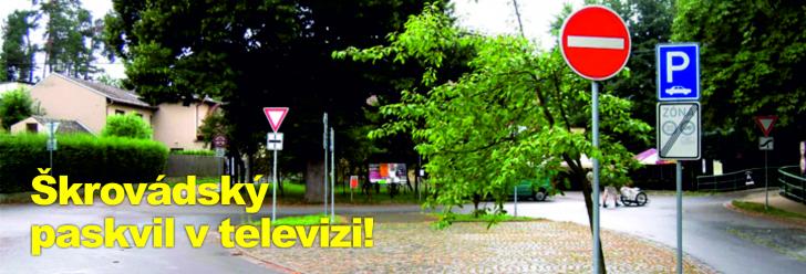 Paskvilem na škrovádské návsi se teď zabývala i Česká televize