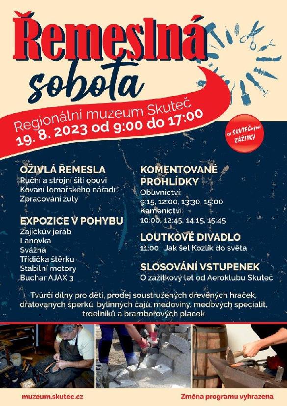 Skutečské muzeum ožije tradičními řemesly   