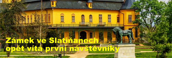 Zámek ve Slatiňanech opět vítá první návštěvníky