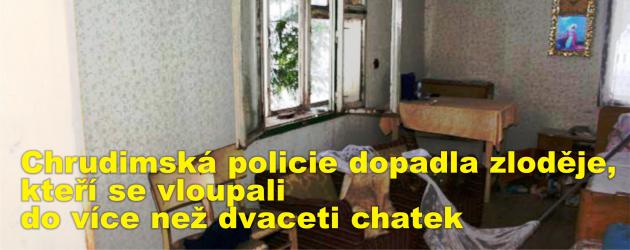 Chrudimská policie dopadla zloděje, kteří se vloupali do více než dvaceti zahradních chatek