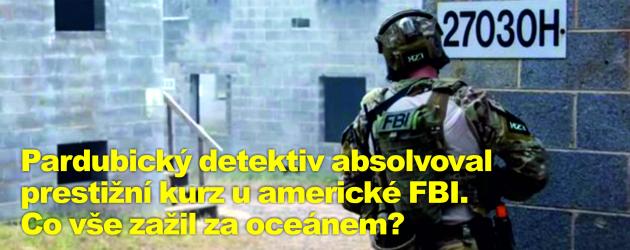 Pardubický detektiv absolvoval prestižní kurz u americké FBI. Co vše zažil za oceánem?