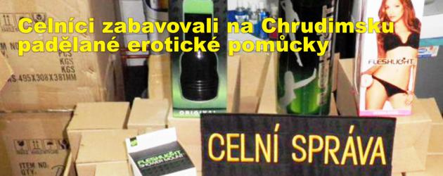 Celníci zabavovali na Chrudimsku padělané erotické pomůcky