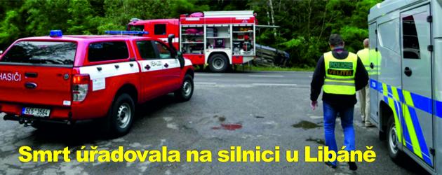 Smrt úřadovala na silnici u Libáně