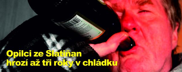 Opilci ze Slatiňan hrozí až tři roky v chládku