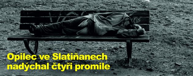 Opilec ve Slatiňanech nadýchal čtyři promile