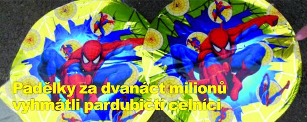 Padělky za dvanáct milionů vyhmátli pardubičtí celníci