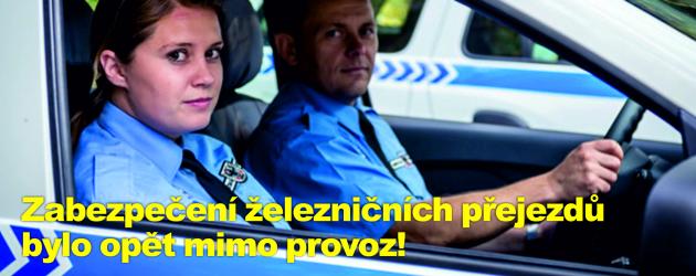 Zabezpečení železničních přejezdů bylo opět mimo provoz!