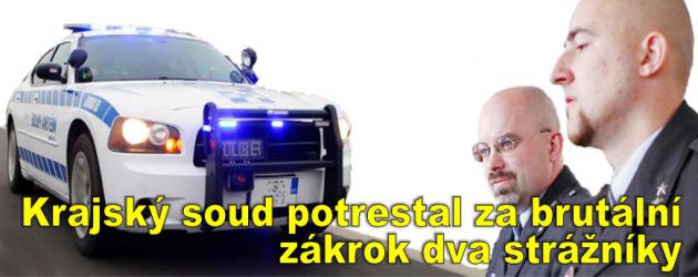 Krajský soud potrestal za brutální zákrok dva strážníky, šéfa městské policie pak poslal do civilu