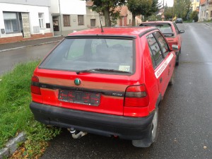 Strážníci skutečské městské policie se zaměřili na odstavené autovraky