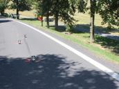 U Seče havaroval motorkář, kterého se zraněním odvezla záchranka
