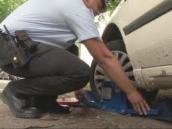 Sobotní smršť pětadvaceti parkovaček na Tyršově náměstí