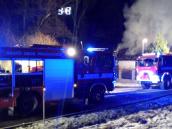 V Seči hořela rekreační chata, v Lukavici zase hasiči zachraňovali psa, pod kterým se prolomil led