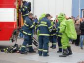 Při úniku čpavku v jedné z chrudimských firem zkolaboval člověk... naštěstí šlo jen o cvičení 