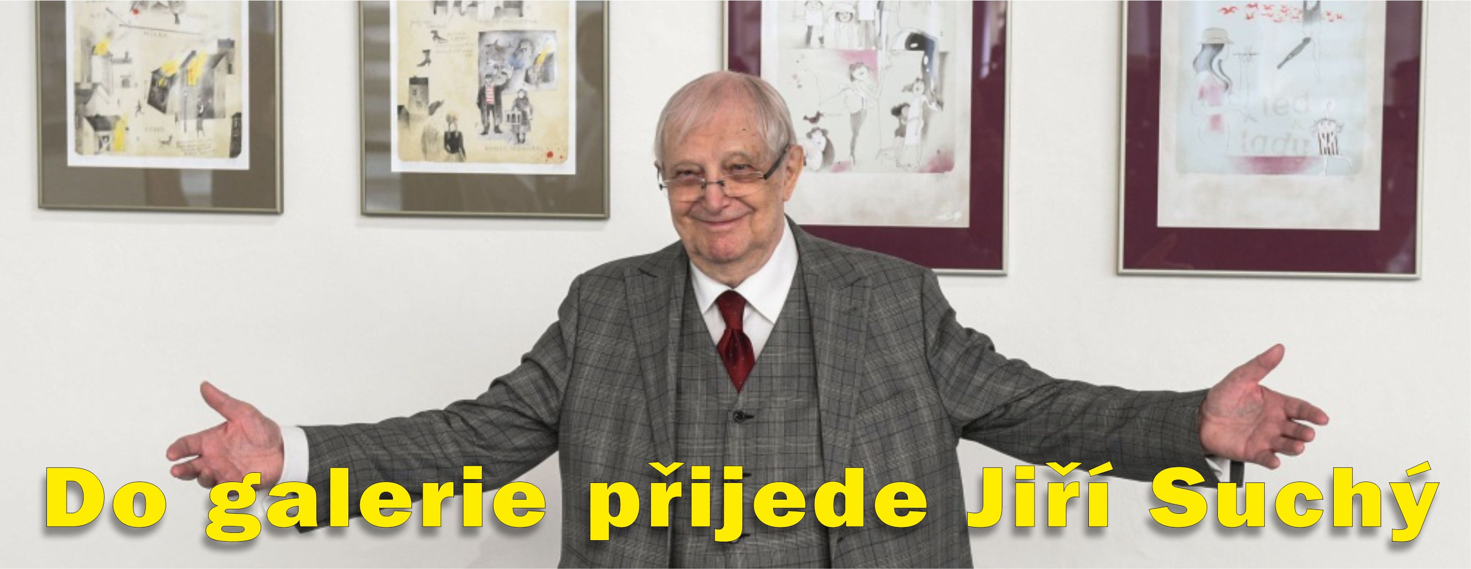 Přijede Jiří Suchý a na prodej bude i sbírka českých sochařských velikánů