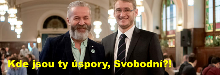 Kde jsou ty úspory, Svobodní?!