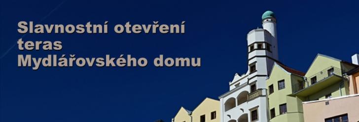 Slavnostní otevření teras Mydlářovského domu